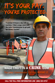 Construction Workers - It's your pay, You're protected.